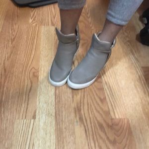 Steve Madden wedge sneaker.